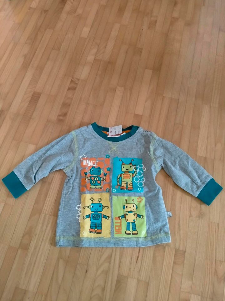 Langarmshirt Roboter Gr. 68 in Niederstetten