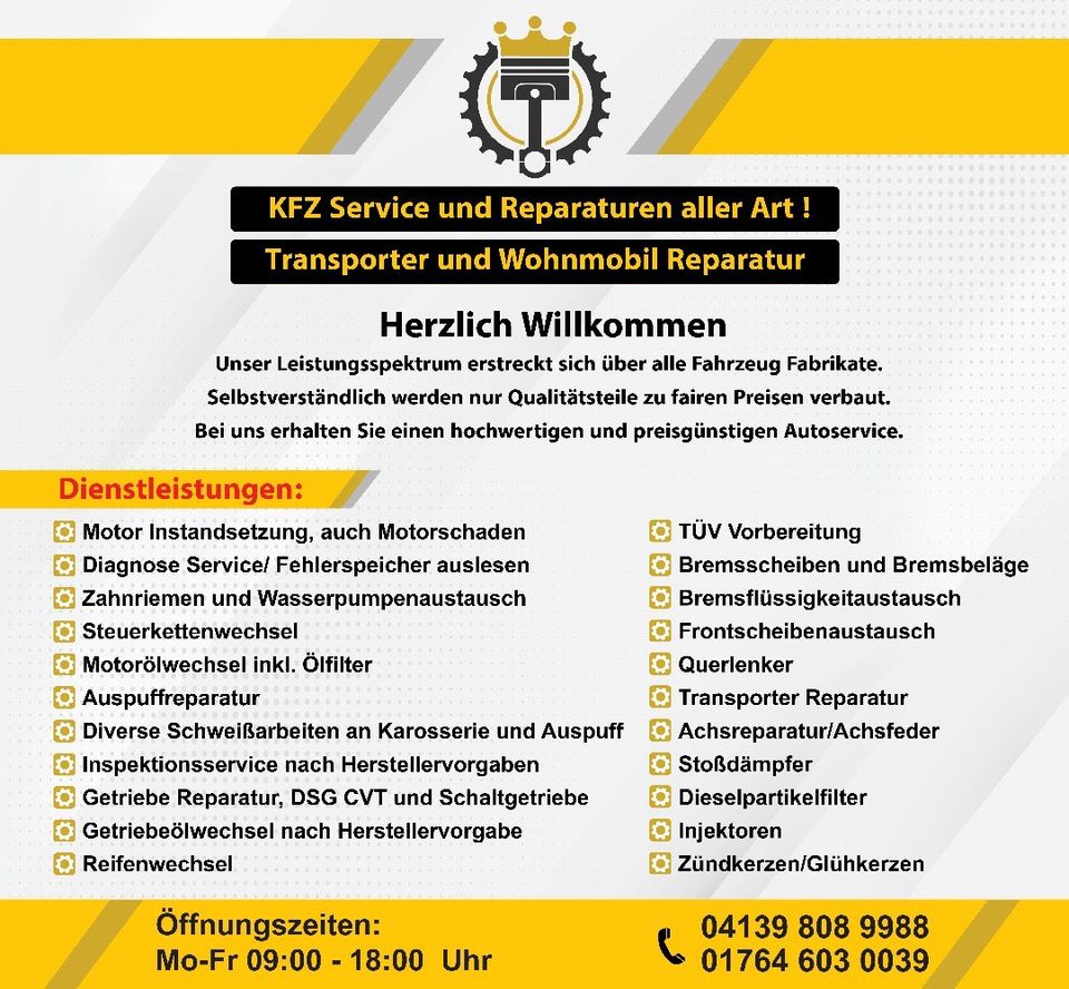 ✅KFZ Werkstatt/ Auto Reparatur /KFZ Elektrik Faire Preise✅ in Hohnstorf (Elbe)