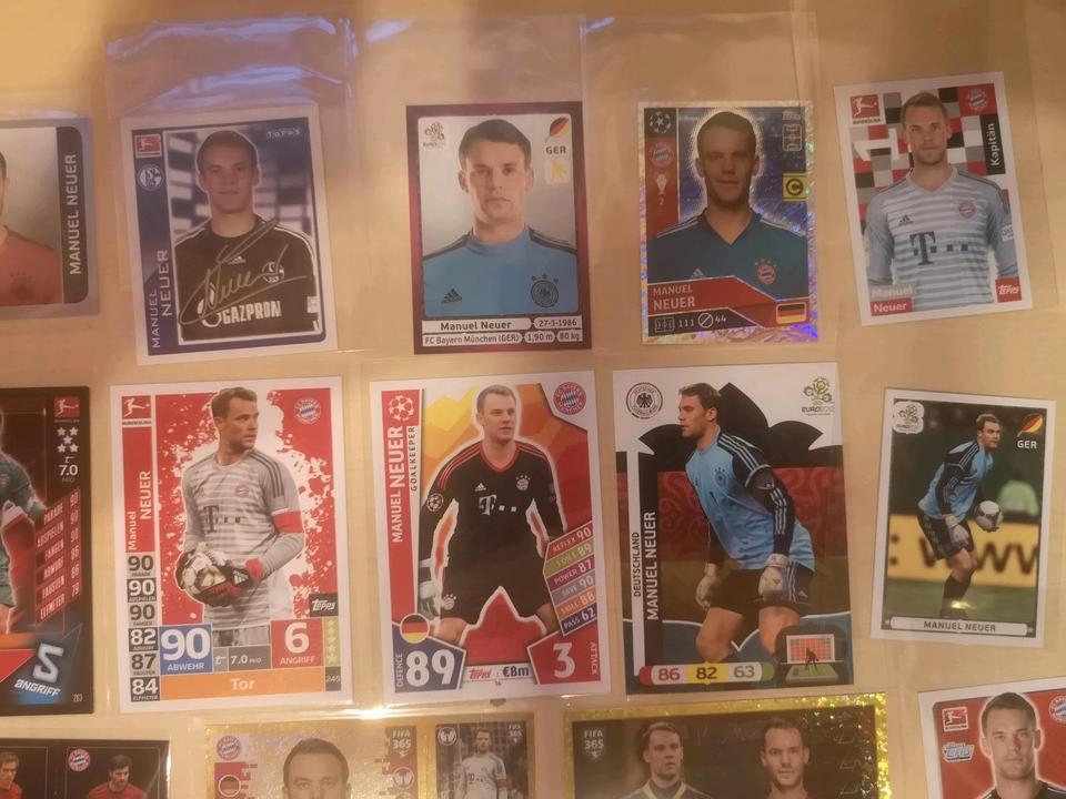 Manuel Neuer Sticker Panini WM, EM, Champions League, Bundesliga in Buchloe