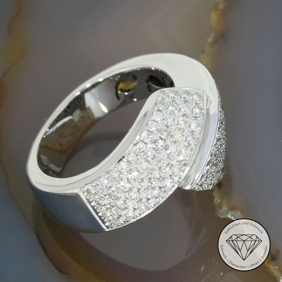 M 195302 Wert 5.450,- Design Brillant Ring 750 Gold 18 Karat XXYY in Duisburg