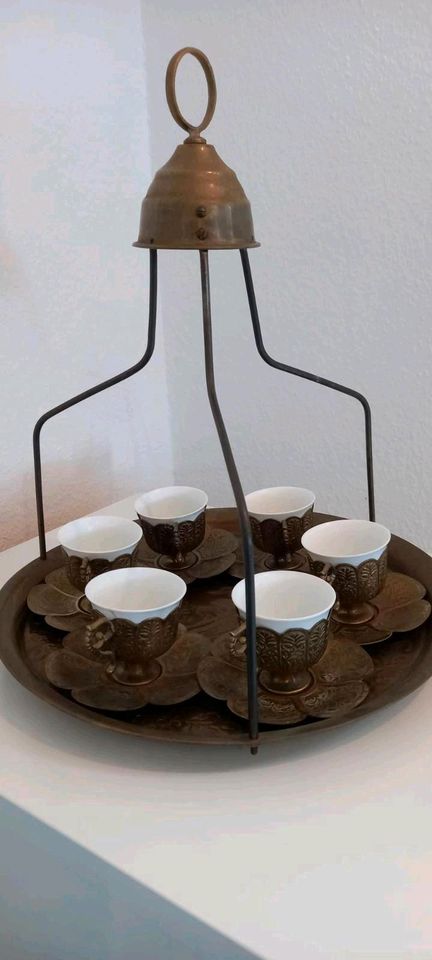 Orientalischer, arabischer Kaffeeservice in Niederdorfelden