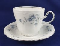 Kaffee Tasse Unterteller Johann Haviland Bavaria Blue Garland Bayern - Bindlach Vorschau