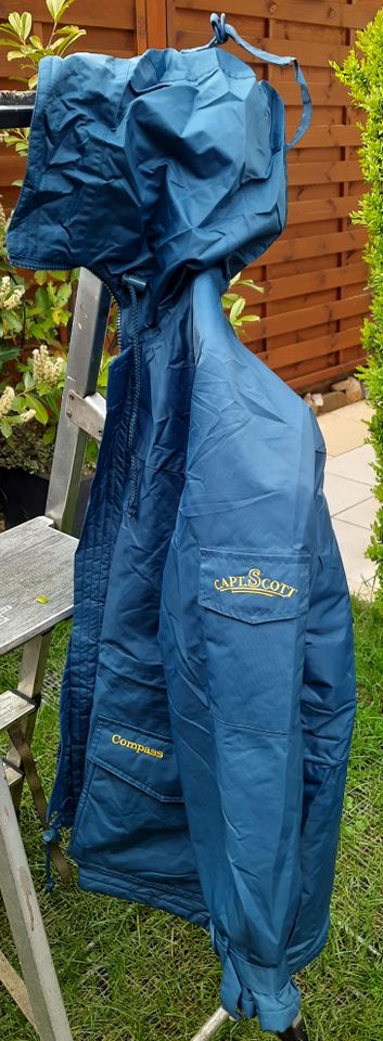 Segeljacke Compass Capt. Scott Gr. L blau-türkis - Regenjacke in Augsburg