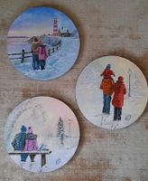 Original Acryl Gemälde,  Familie Spaziergang  Winter Wald Nordrhein-Westfalen - Möhnesee Vorschau