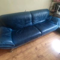 Rolf Benz Couch Sofa Ledercouch blau Ledersofa Rheinland-Pfalz - Mainz Vorschau