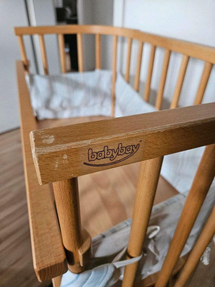 BABYBAY Beistellbett Original mit Gitter und Rollen in Apolda