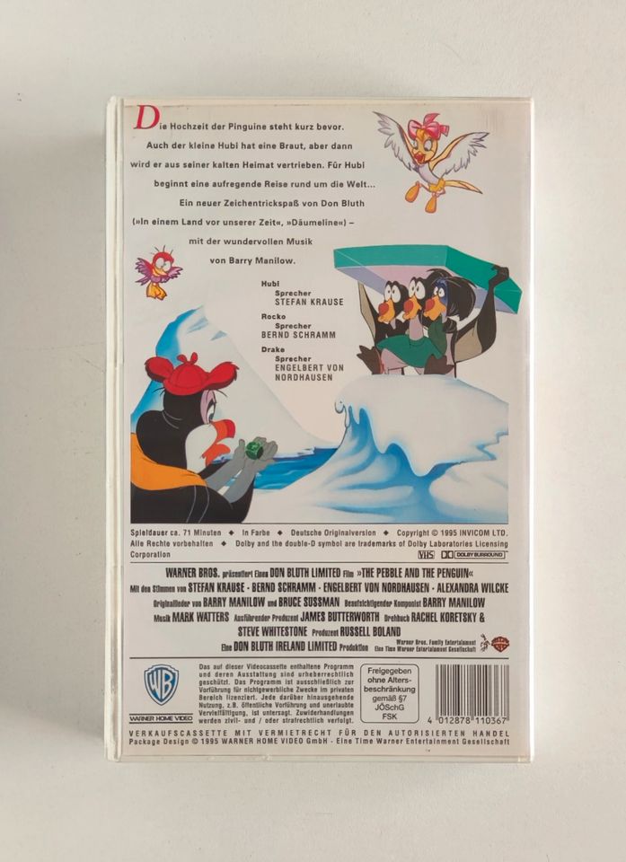 Hubi, der Pinguin [VHS] Videokassette (WB 1995) in Oer-Erkenschwick