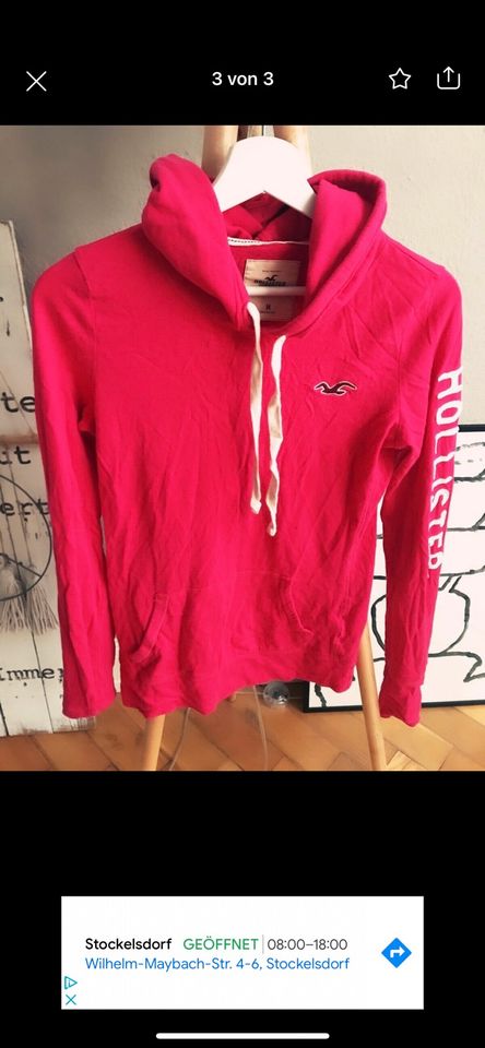 Hollister Hoodie Pink Gr. M in Hamburg