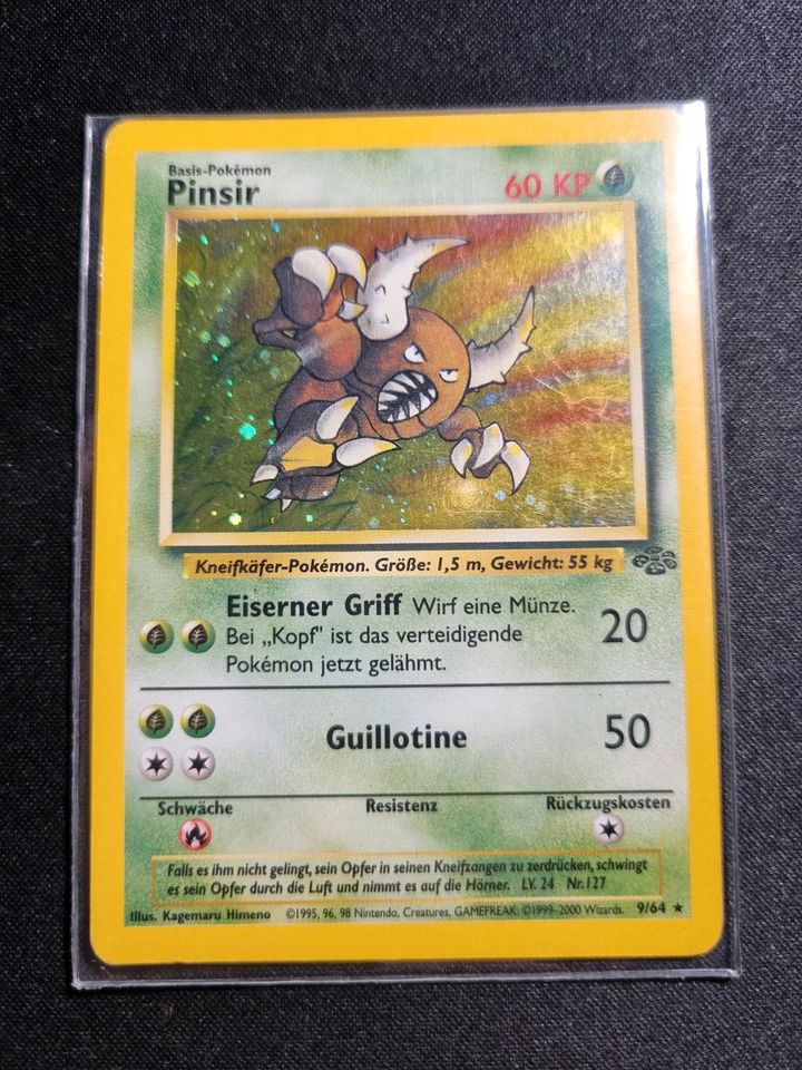 Pokemon Karte - Pinsir Holo 09/64 - Guter Zustand in Oldenburg in Holstein