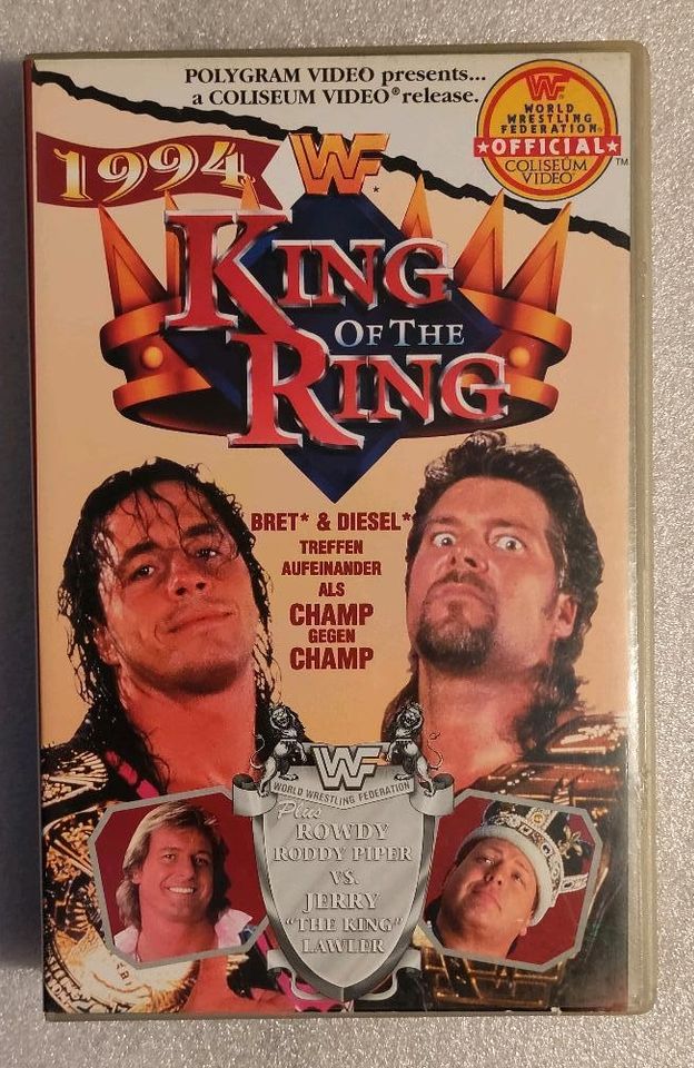 WWF VHS King of the Ring 1993-95 (deutsch) WWE Wrestling in Schwarzenberg (Erzgebirge)