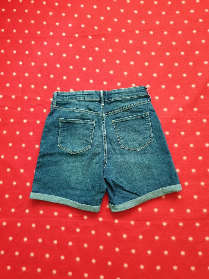 Shorts, Jeansshorts, Jeans, H&M, Größe 152, blau, verstellbar,NEU in Kiel