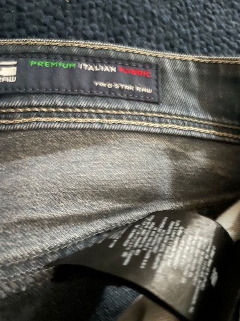 G Star RAW Jeans Bleid Slim Workerblau verwaschen, 29/30 in Roßbach Westerwald