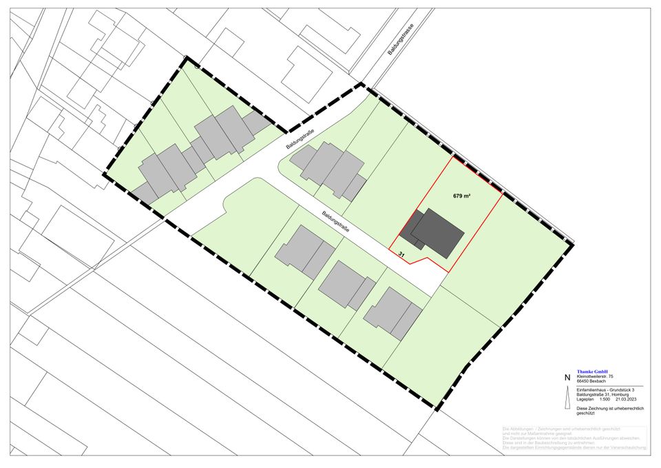 Designhaus im Bauhausstil mit Pool, Sauna und Photovoltaikanlage - Aktuell im Bau - Fertigstellung Frühjahr 2024 in Homburg