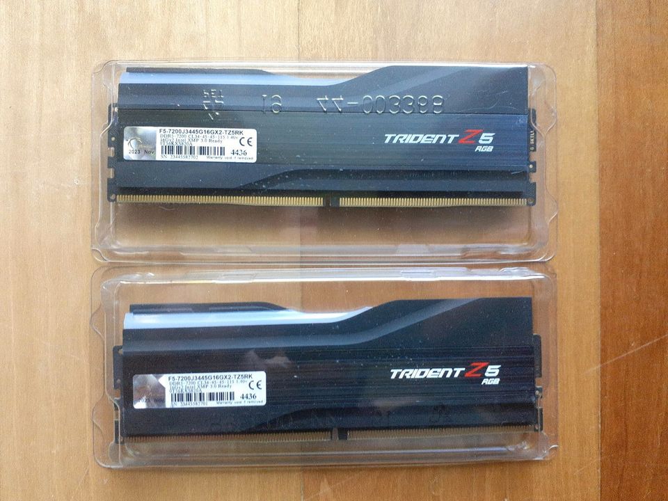 G Skill Trident 32 GB RAM 7200Hz in Rosengarten