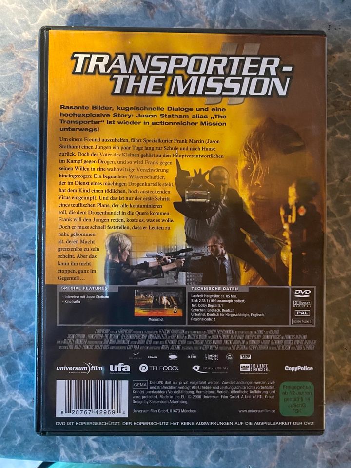 DVD - Transporter The Mission in Gemünden (Wohra)