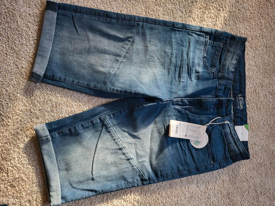 Neue Jeans Bermuda s.Oliver Gr. 170 in Brandenburg an der Havel
