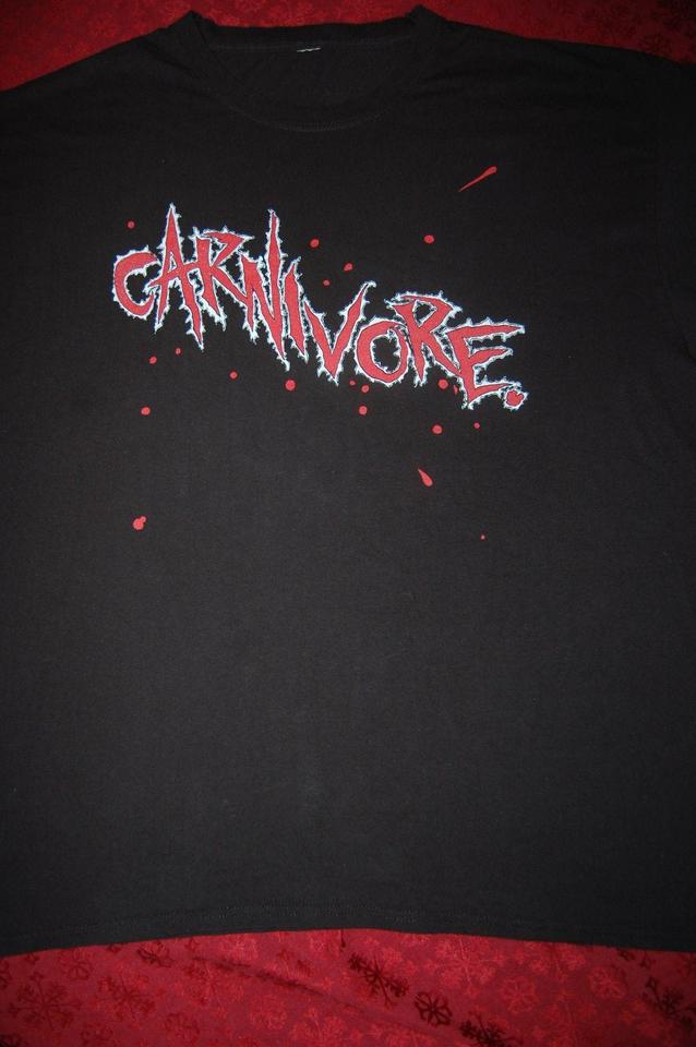 CARNIVORE Tour Shirt XL Metal Type O Negative Peter Steele SOD in Nordhorn