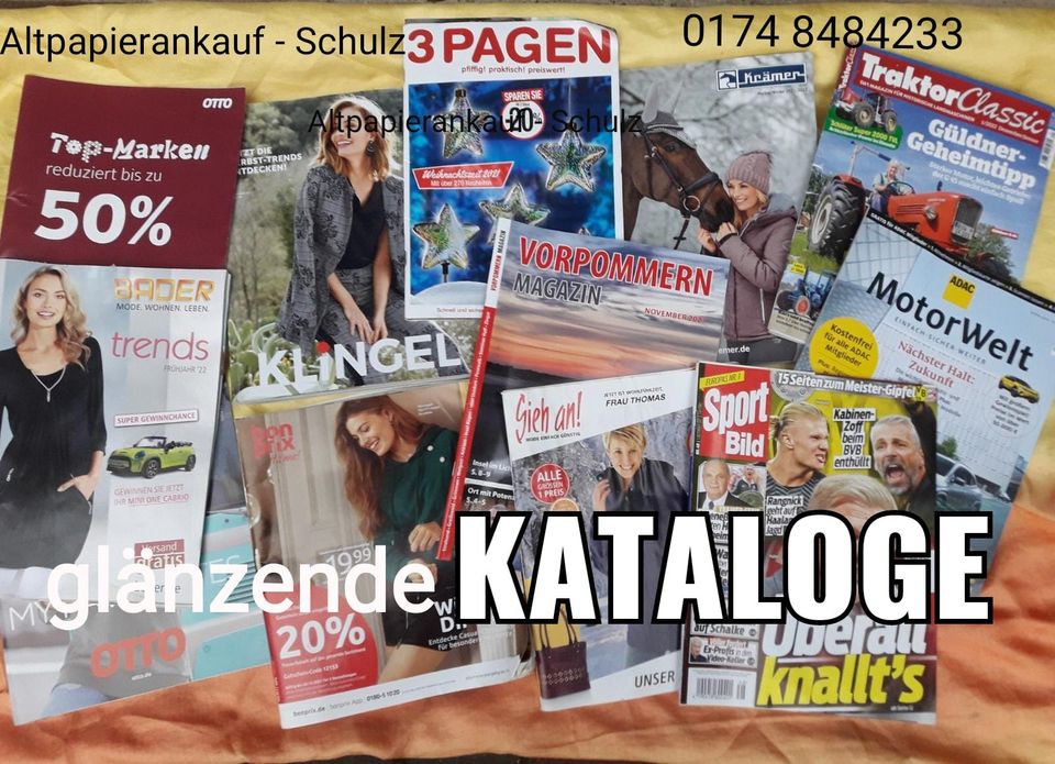 Altpapierankauf 《sofort Bargrld》 Dienstag 10-18 Uhr in Greifswald