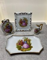 Vintage, 4-teiliges Set, Limoges Porzellan, Miniatur Fragonard Sachsen-Anhalt - Annaburg Vorschau