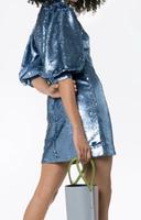 GANNI Pailletten Kleid blau Niedersachsen - Uetze Vorschau