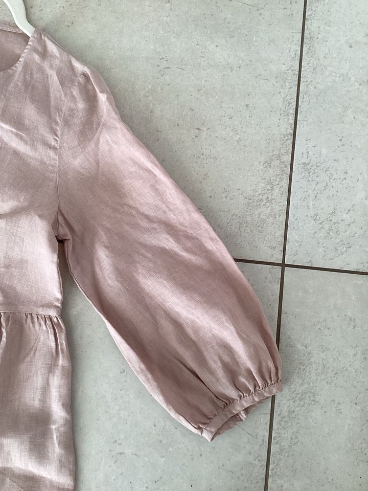 Hallhuber Kleid Gr. S, 36 Rosé, Leinen in Wittlich