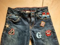 Jeans ZARA Girls in Gr. 140 denim mit Patches und Verstellbund Duisburg - Rumeln-Kaldenhausen Vorschau