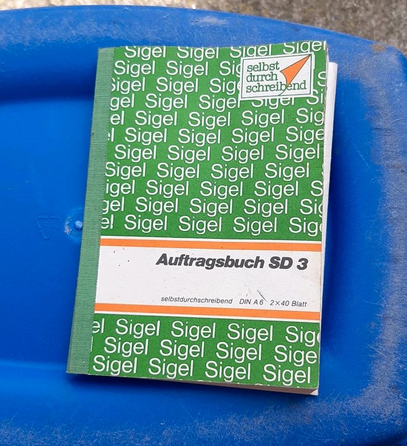 Sigel Auftragsbuch SD 3 DIN A 6 in St Gangloff