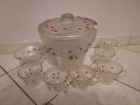 8 tlg. Bowle Set und Schale, Glas, bunt, Kreise, Retro Bochum - Bochum-Südwest Vorschau