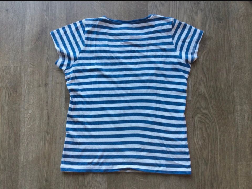 Blau-weiß-grau gestr.Schlafanzug v„blue motion“ in „S 36/38“ in Nickenich