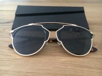 Original DIOR So Real Sonnenbrille P7PY1 48 Schwarz Gold Leder Hamburg-Nord - Hamburg Winterhude Vorschau