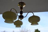 Deckenlampe  DDR  3-armige Messing Deckenleuchte Sachsen-Anhalt - Allstedt Vorschau