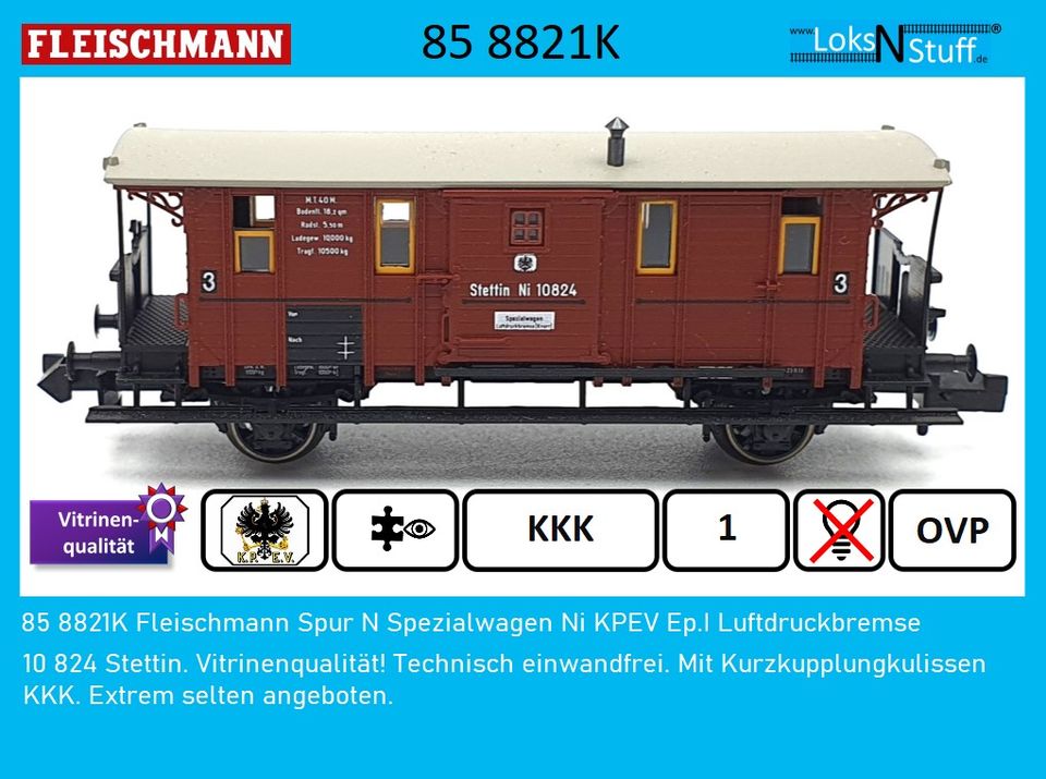 8325 Fleischmann Spur N Bierwagen Ichqrs NS Ep.III Heineken Bier in Eschwege