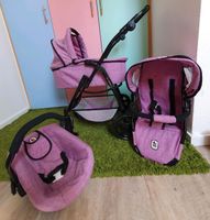 Kombipuppenwagen, 3 in 1 Emotion ALL IN, Jeans pink Hessen - Florstadt Vorschau