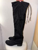 schwarze Overknee Stiefel Borsdorf - Borsdorf Vorschau