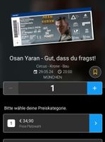 2 Karten für Osman Yaran 29.5.2024 Bayern - Andechs Vorschau