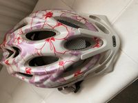 TOP Kinder Fahrradhelm weiss-rosa Mädchen 52-58 ABUS Hessen - Büttelborn Vorschau