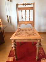 Stuhl antik mit Geflecht Bayern - Zusmarshausen Vorschau