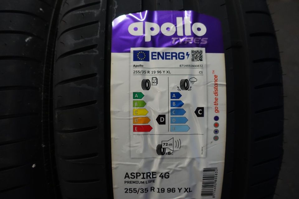 2 neue Sommerreifen APOLLO 255/ 35 R19 96Y inkl. Montage in Sankt Augustin