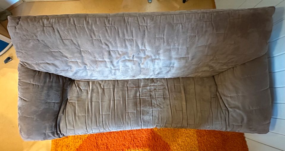 Sofa, Couch, 3-Sitzer, braun, Marke Esapada in Knittlingen