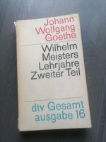 Wilhelm Meisters Lehrjahre zweiter Teil Harburg - Hamburg Rönneburg Vorschau