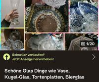 Omas Glas-Schalen tw Kristallglas Gläser Vasen Kerzenhalter etc. Schleswig-Holstein - Lübeck Vorschau