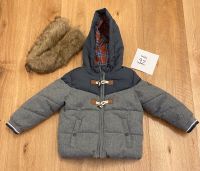 Winterjacke gefüttert grau/blau C&A Gr. 92 Kr. München - Haar Vorschau