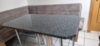 Tisch mit Steinplatte schwarz 140 x 80 cm Granit Bayern - Dietfurt an der Altmühl Vorschau