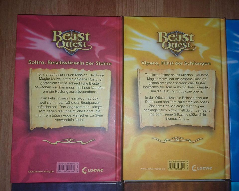 Buchreihe Beast Quest, Band 1 bis 12, Fantasy-Kinderbuchreihe in Braunschweig