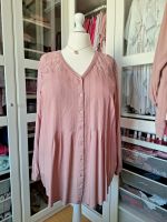 NEU, Bluse mit Spitze, Größe 50, rosenholz Thüringen - Jena Vorschau