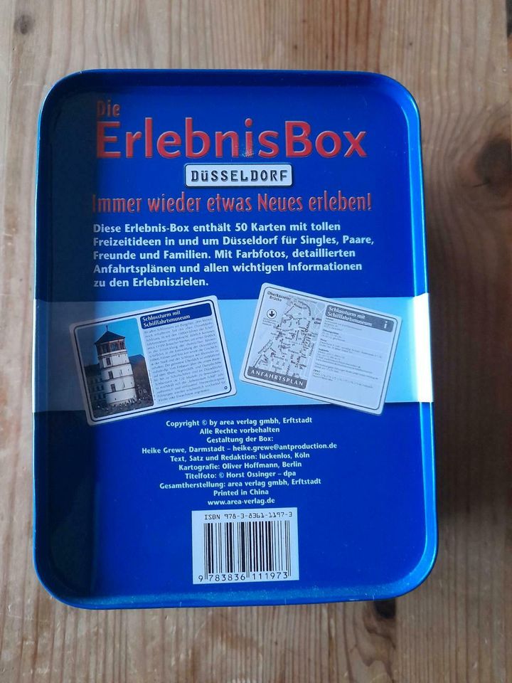 Die Erlebnis Box mit Anfahrtsskizze 50 Freizeitziele um Ddorf in Mettmann