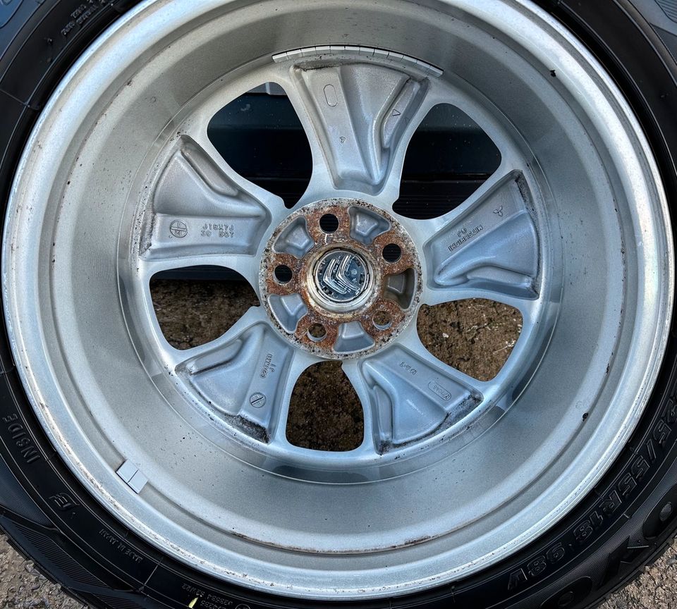 Mitsubishi-Citroen Alufelgen mit Sommerreifen 225/55 R18 in Rostock