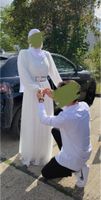 nikah abaya/kleid mit gürtel (hochzeitskleid) Sachsen-Anhalt - Halle Vorschau