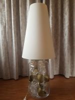Stehlampe Kaheku groß befüllbar Glas Creme Lampenschirm Niedersachsen - Harsum Vorschau