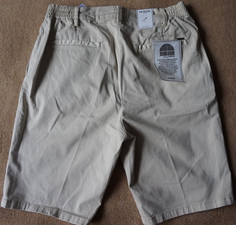 Goldgarn Denim Mannheim 33 Hafen I Shorts beige Jeans Chino in Ludwigshafen